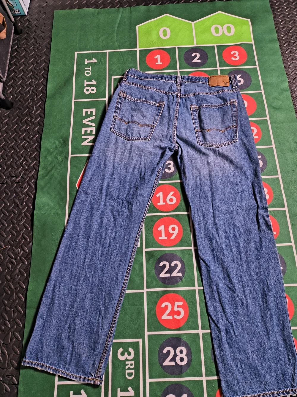 American Eagle Low Loose Jeans 32x29 Baggy Boyfriend Denim Tagged 32x32
